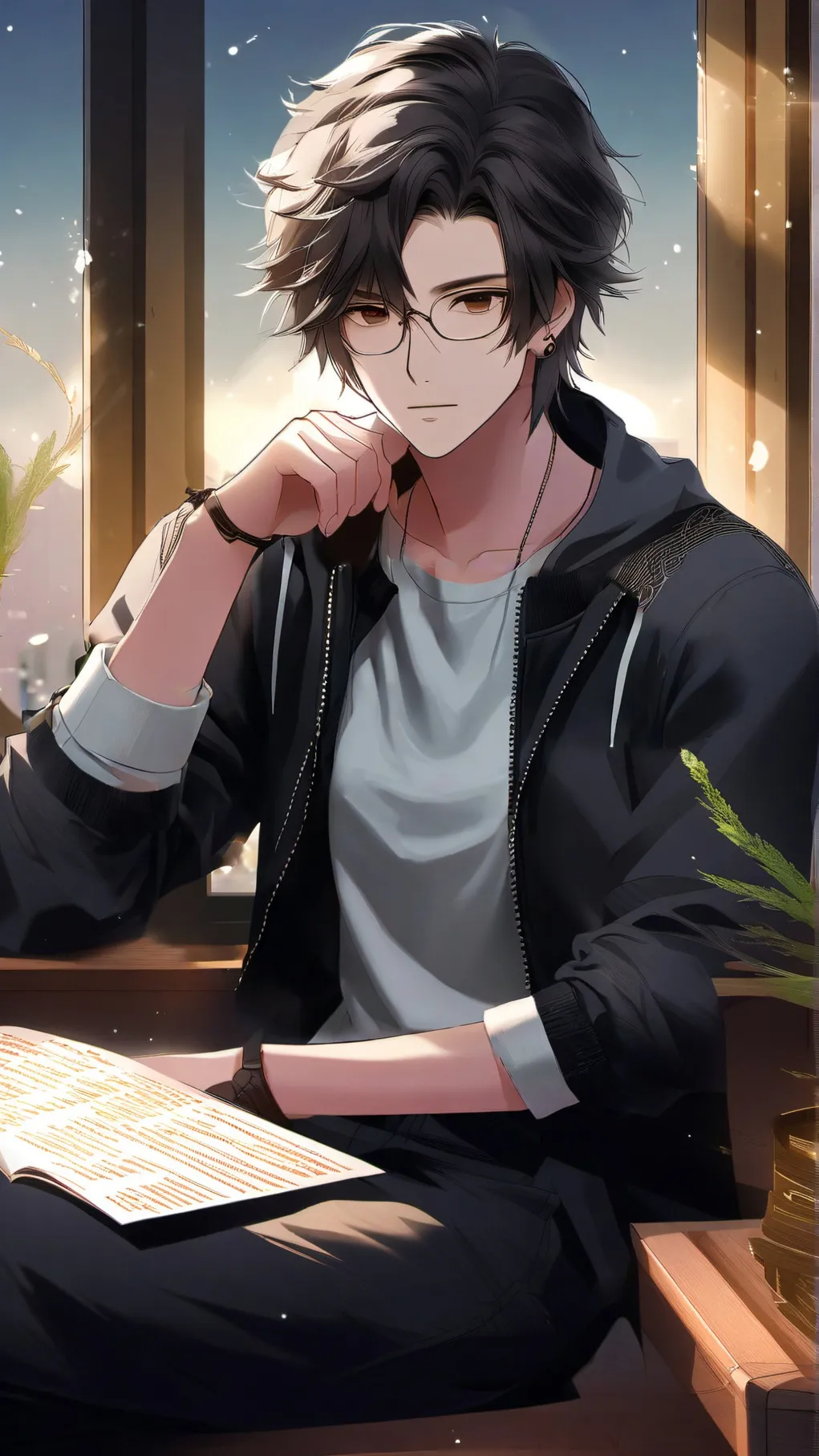 ai character: lover background