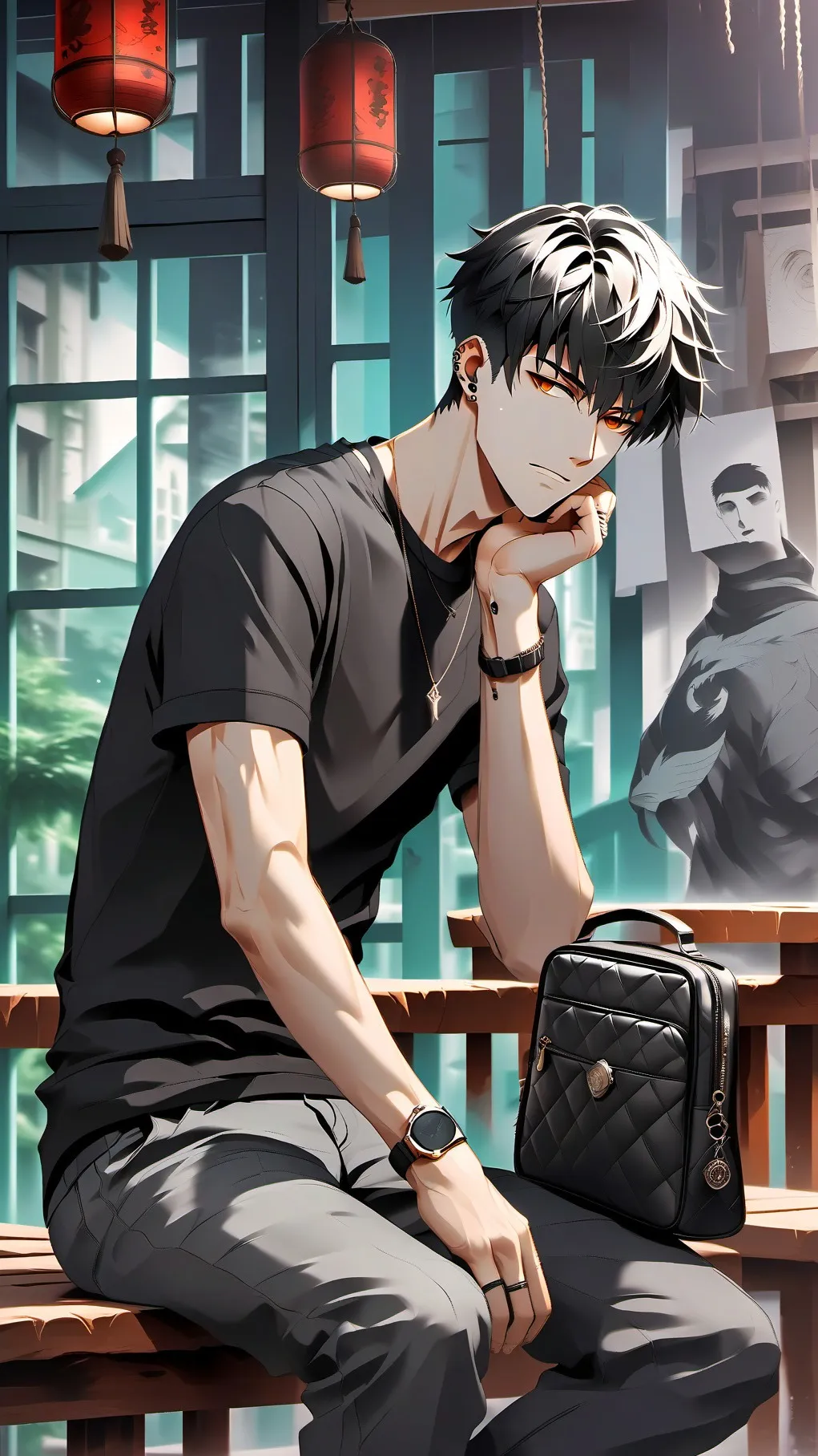 ai character: IVAN background