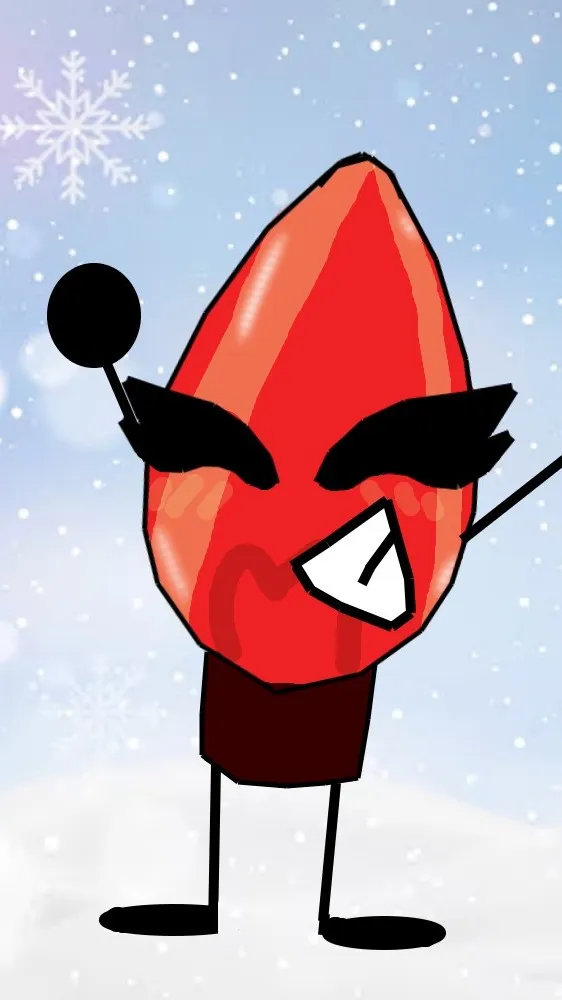 ai character: Christmas Light background