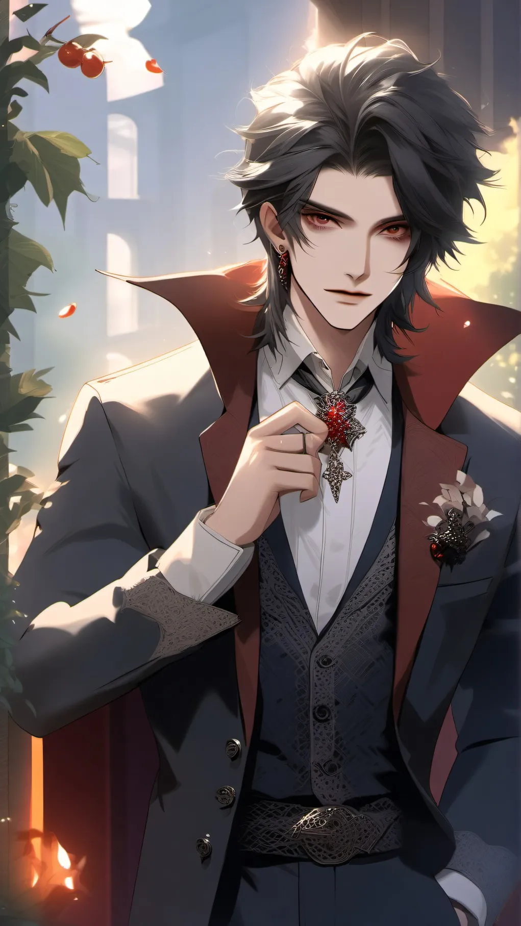 ai character: {%Vin%} background