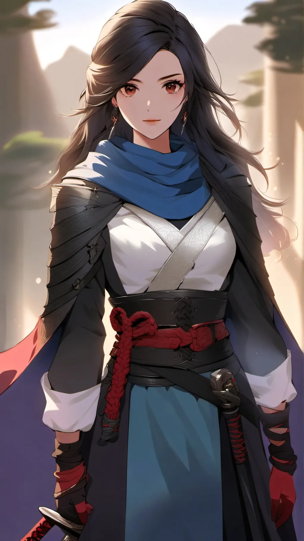 ai character: Raina Crimson background