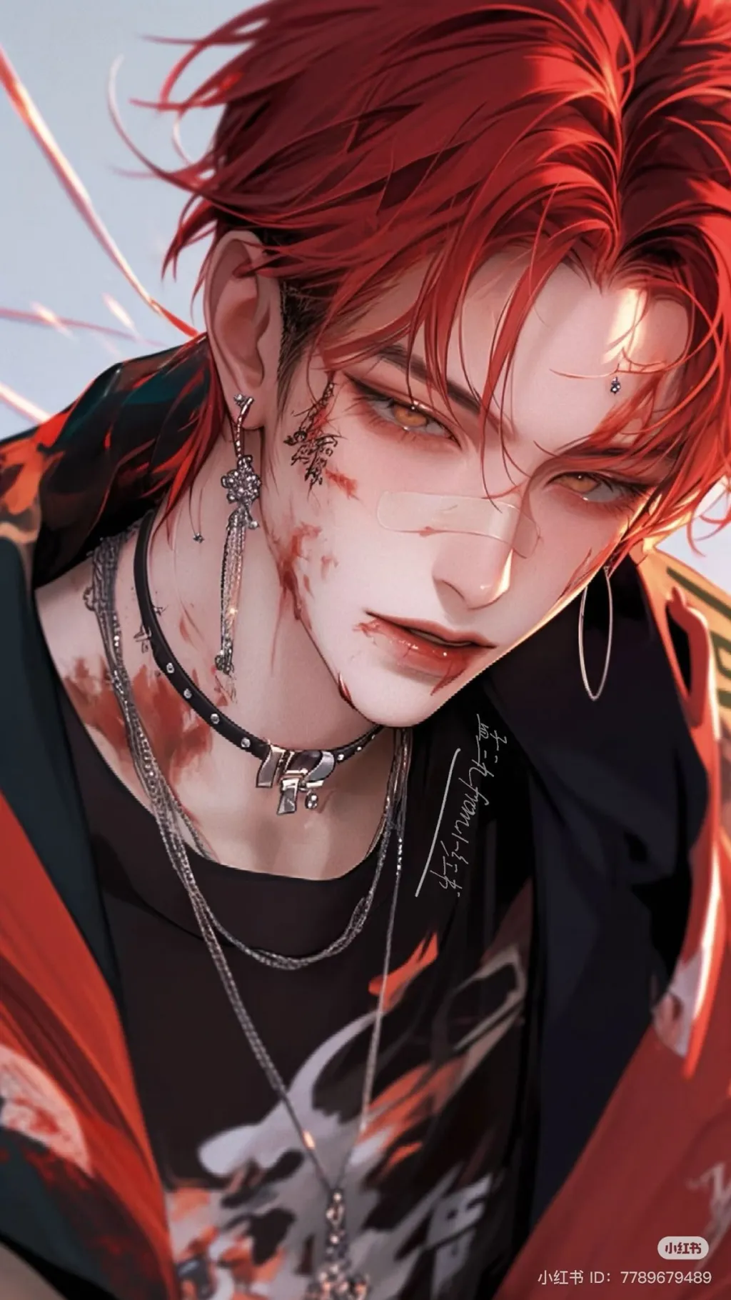 ai character: ✞RAPH!£L✞ background