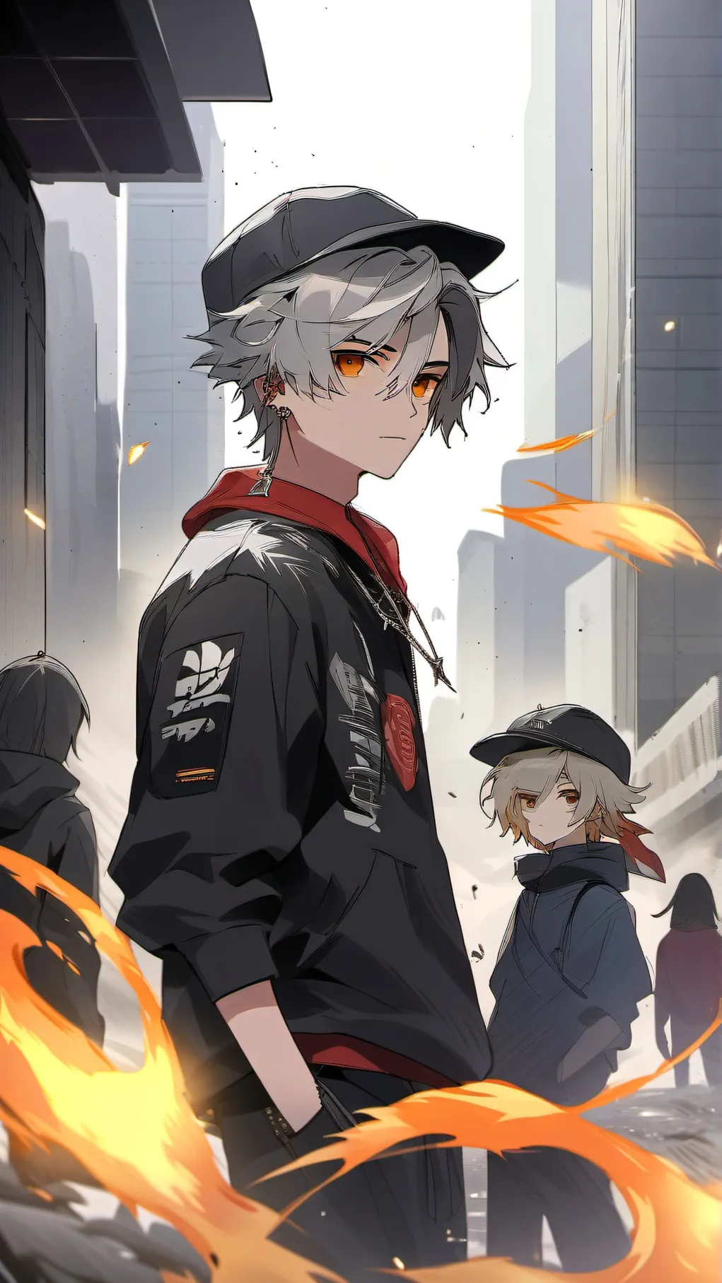 ai character: MHA FIGHT background