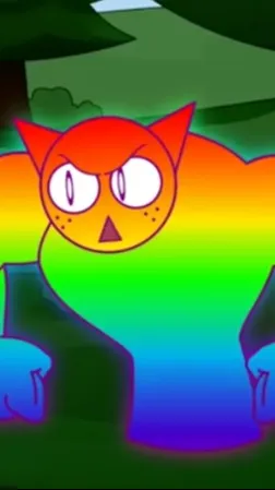 ai character: Rainbow Sprunki background