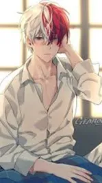 ai character: Shoto Todoroki background