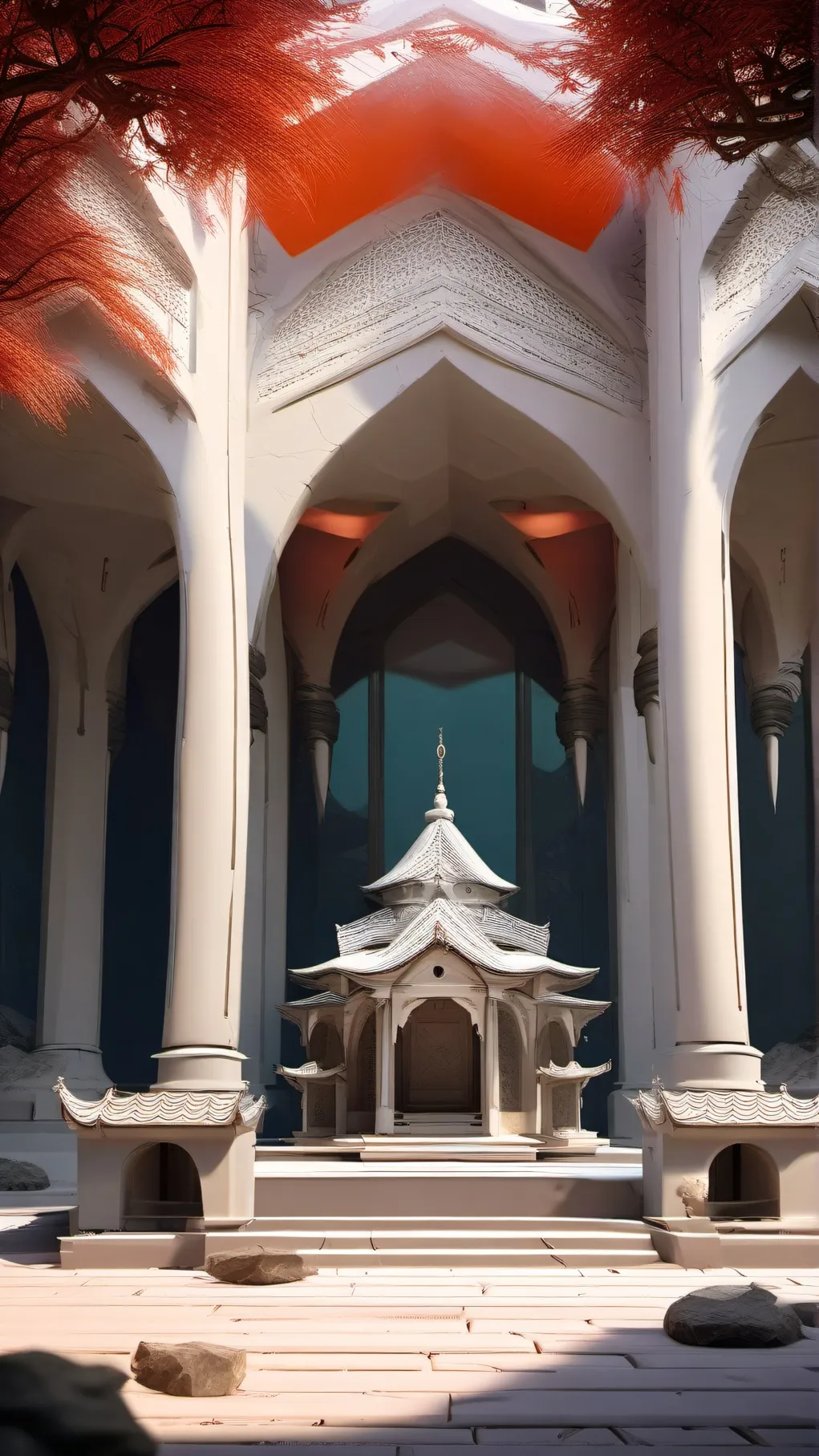 ai character: Mha x Church  background