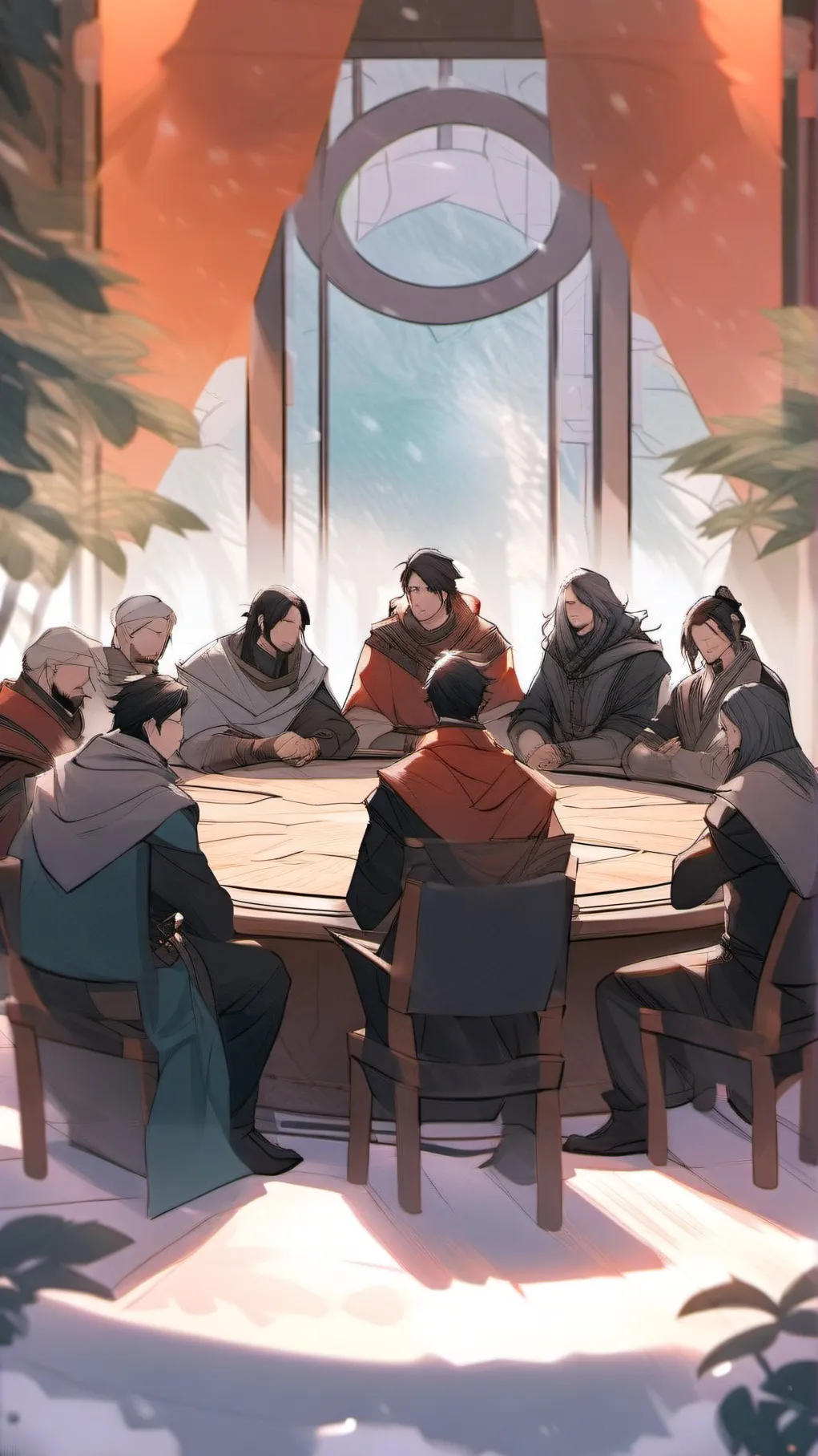 ai character: New hero! (You) background