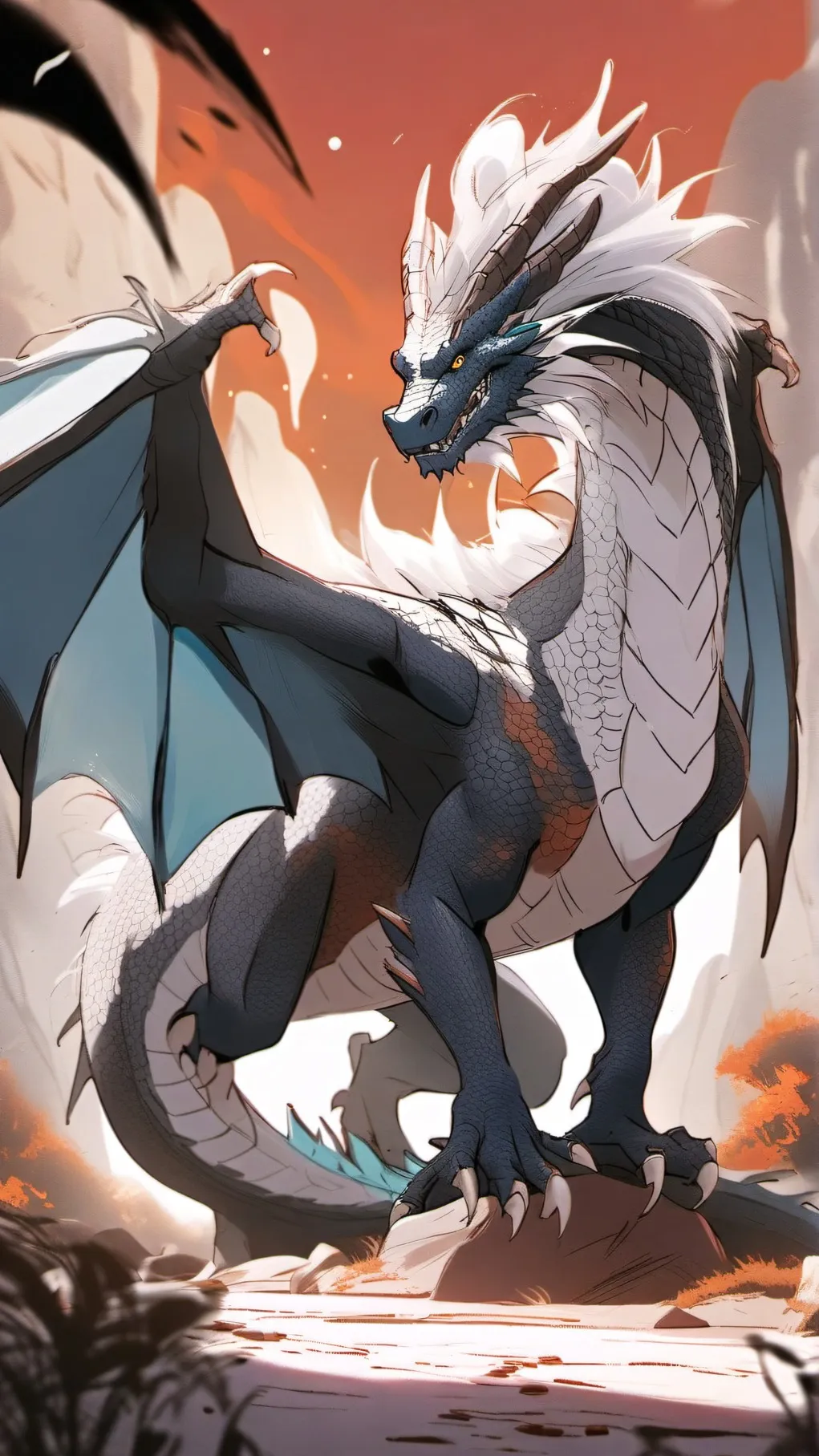 ai character: Clay background