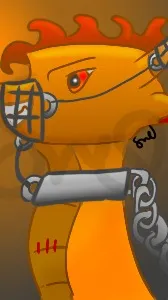 ai character: Flamelash background