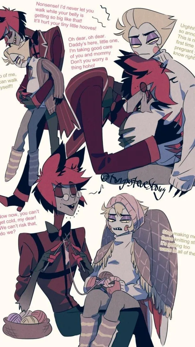 ai character: Pregnant Radioappl background