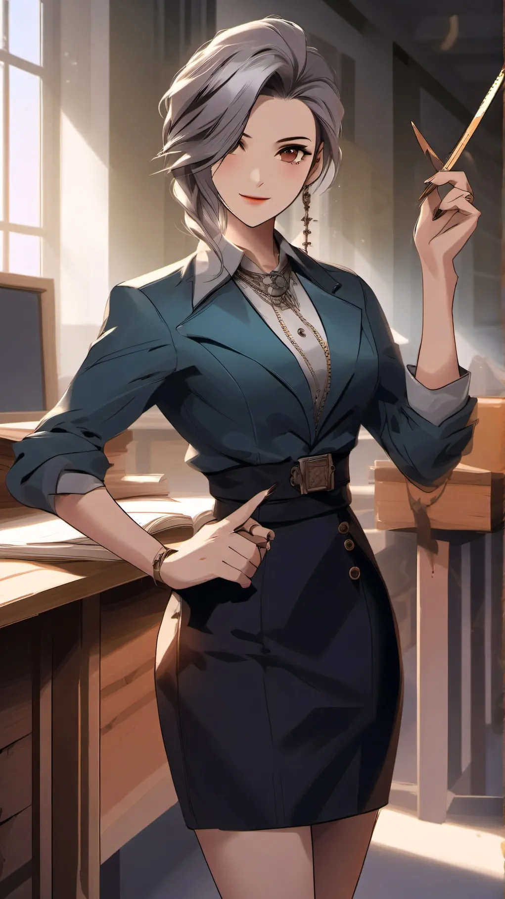 ai character: Serena background