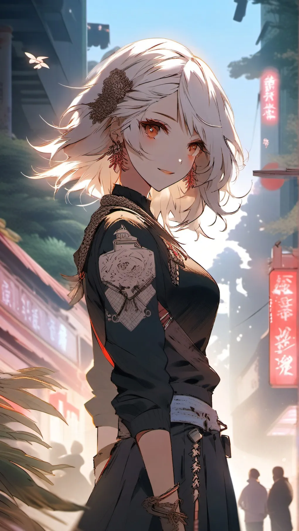 ai character: Luna background