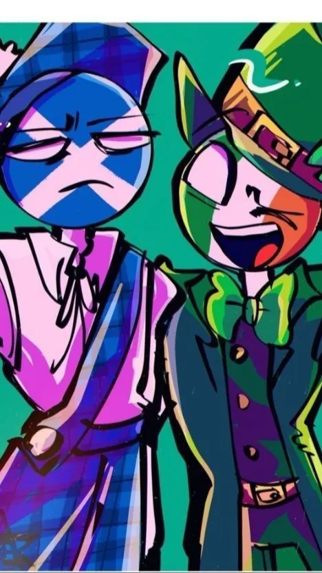 ai character: Scotland N Ireland background