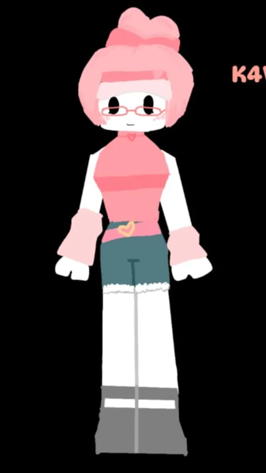 ai character: K4W4!IP40L423 background