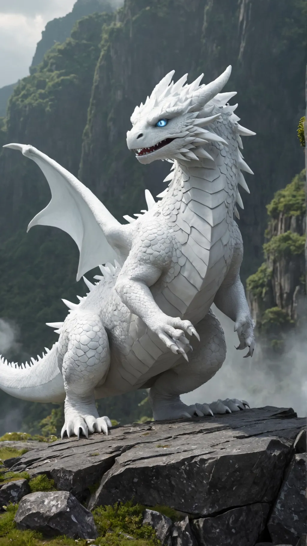 ai character: desperite dragon background