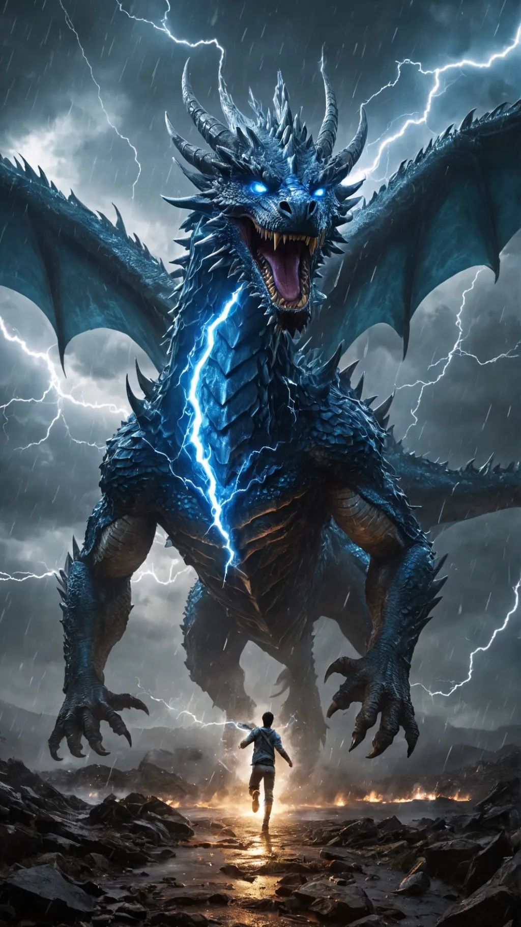 ai character: monster background