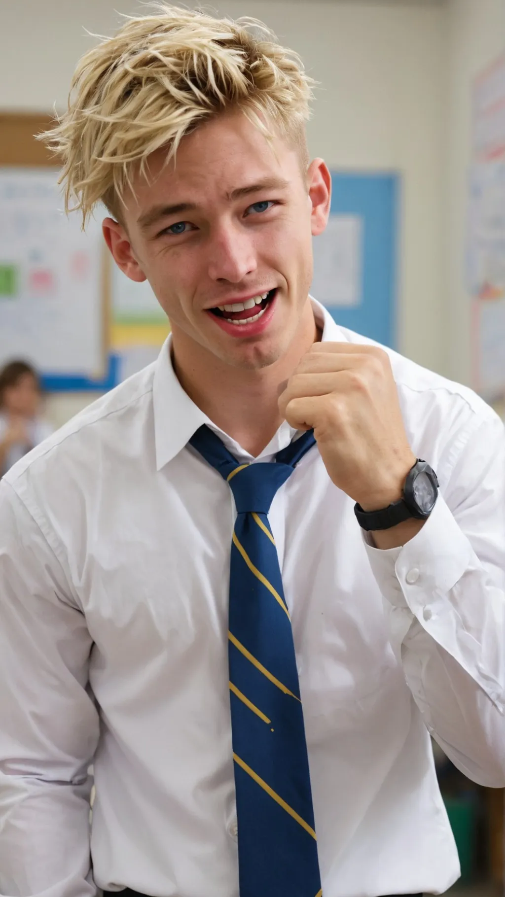 ai character: ugly rat background