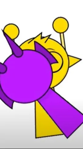 ai character: Durple background