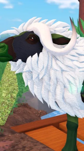 ai character: larkspur background