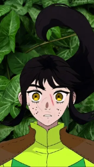 ai character: hakana tingeleaf background