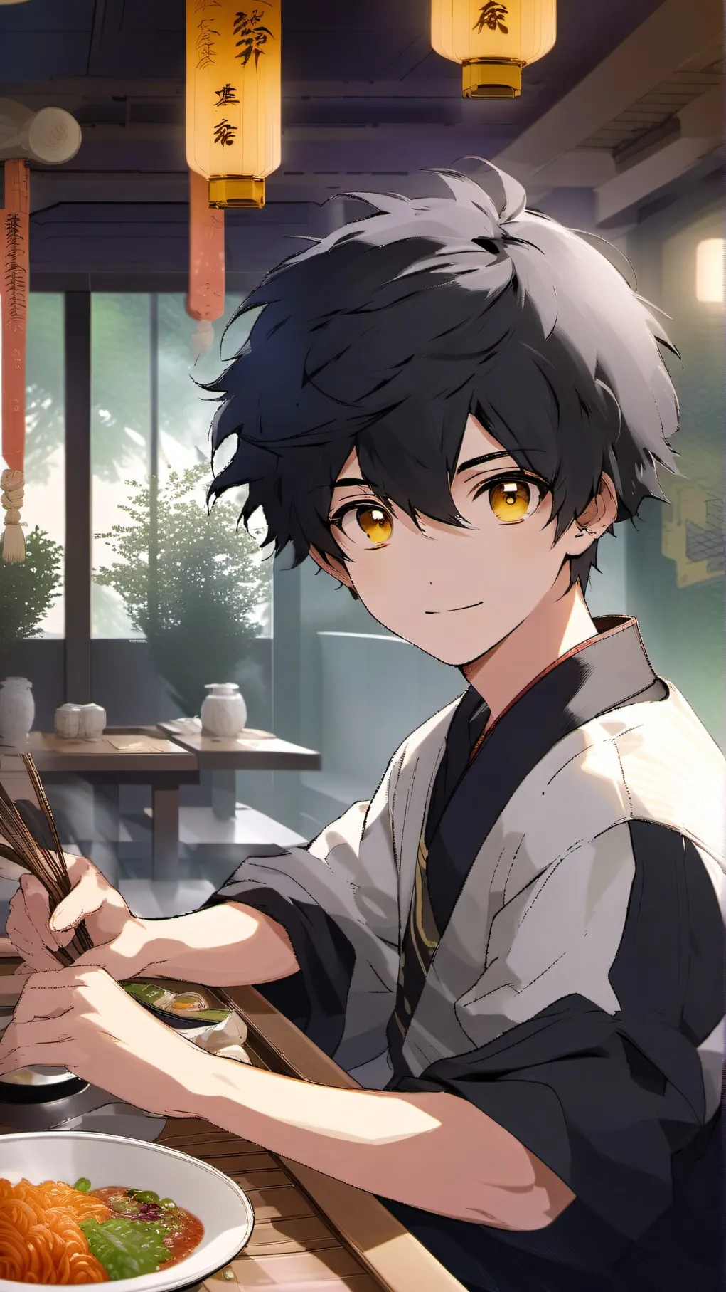 ai character: hamish background