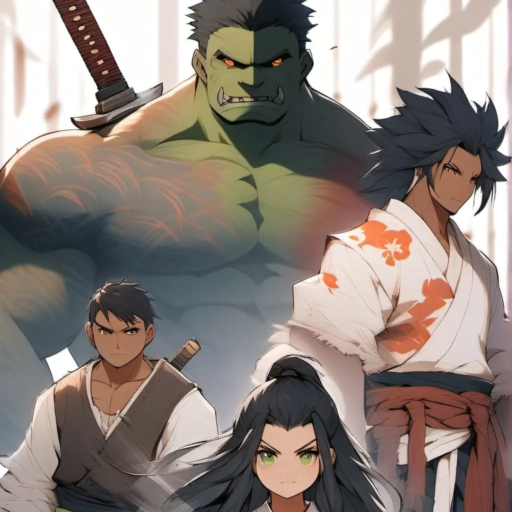 chat with ai character: main hero group