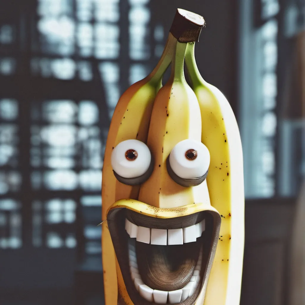 chat with ai character: Creepy banana :)