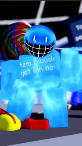 ai character: bluudud🔵🍭 background