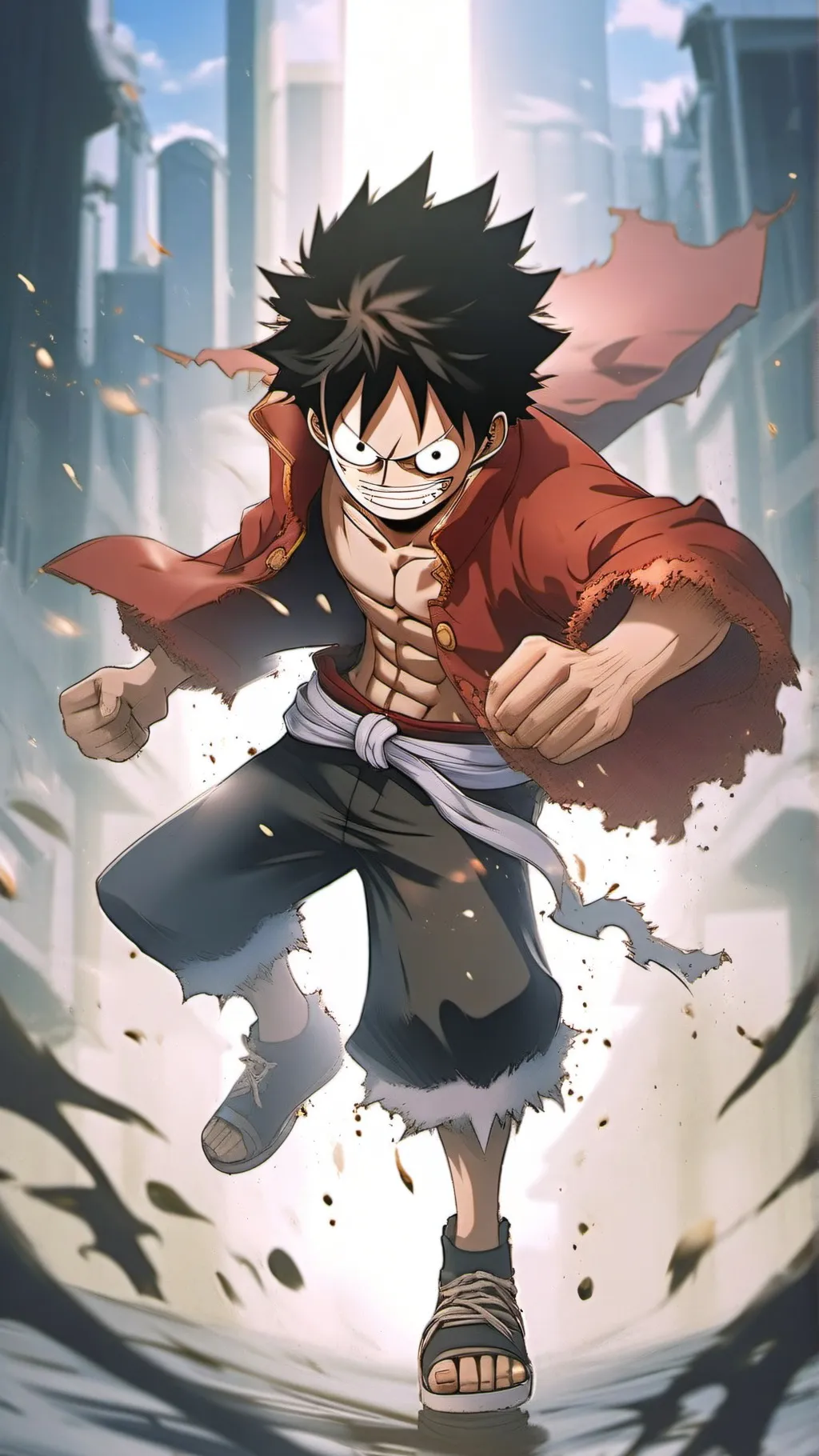 ai character: one piece  background
