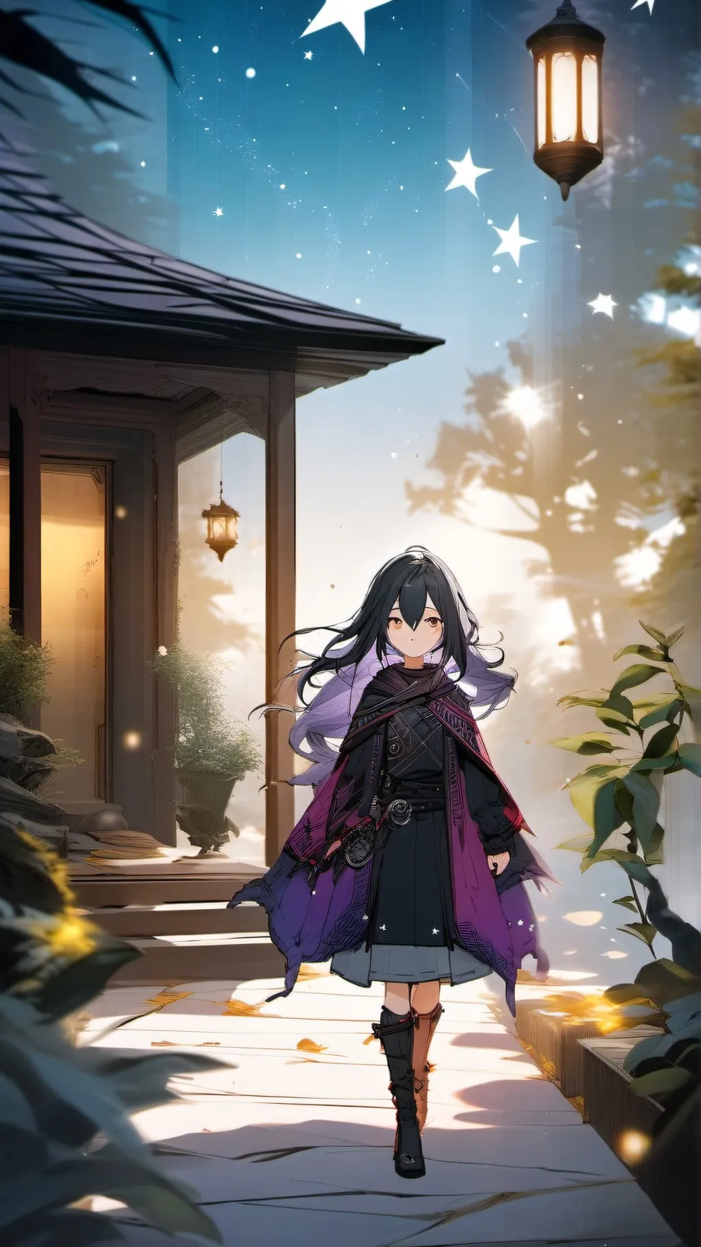 ai character: MHA horreur background