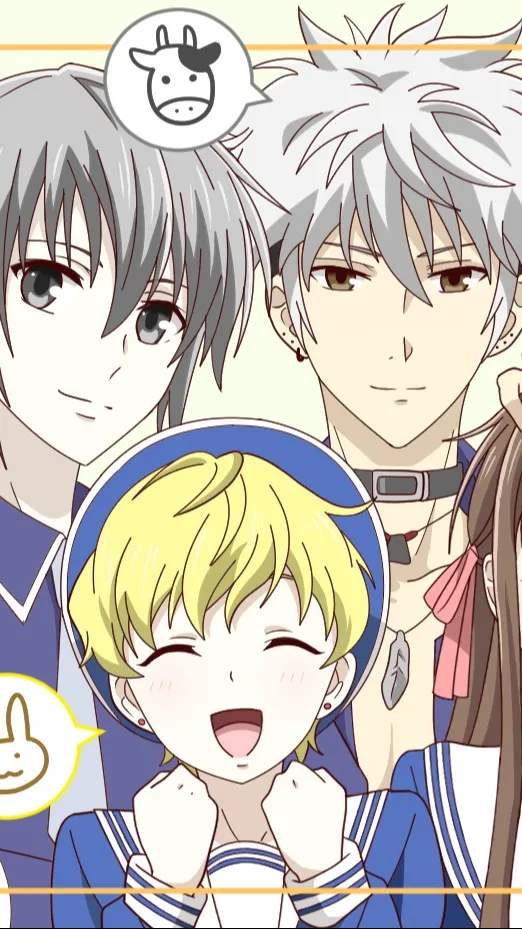 ai character: Fruit Basket background