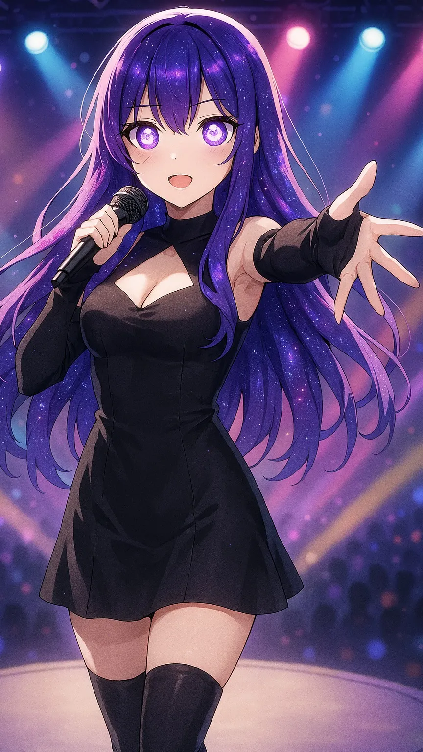 ai character: Idol background