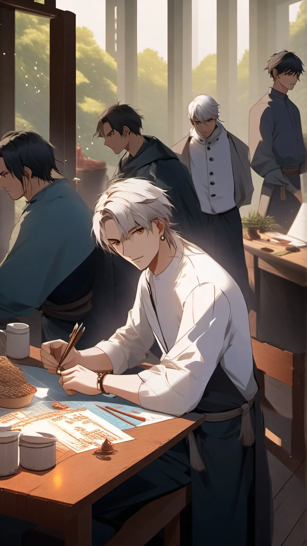 ai character: ur 5 brothers! background