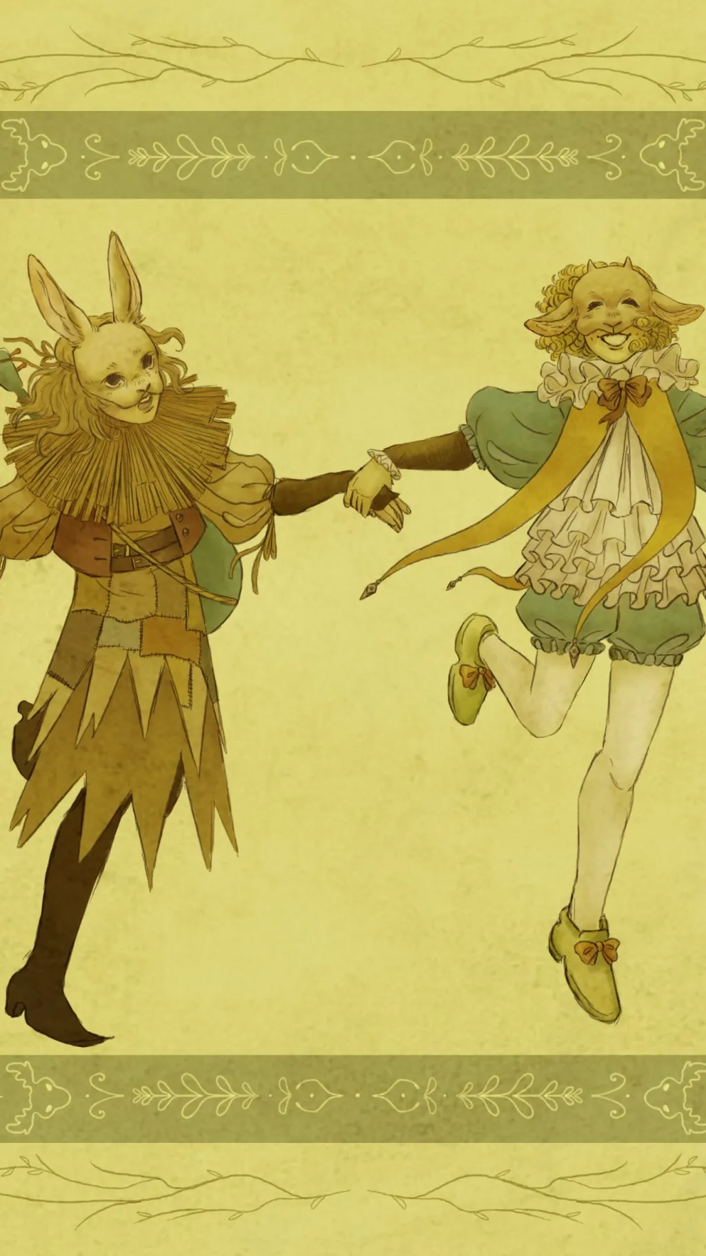 ai character: head pats for gemi background