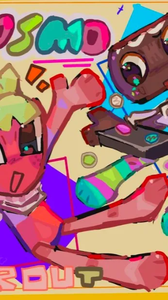 ai character: Fruitcake background