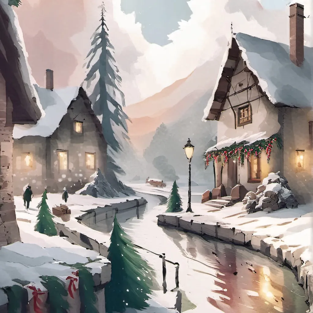 chat with ai character: Chrismas party