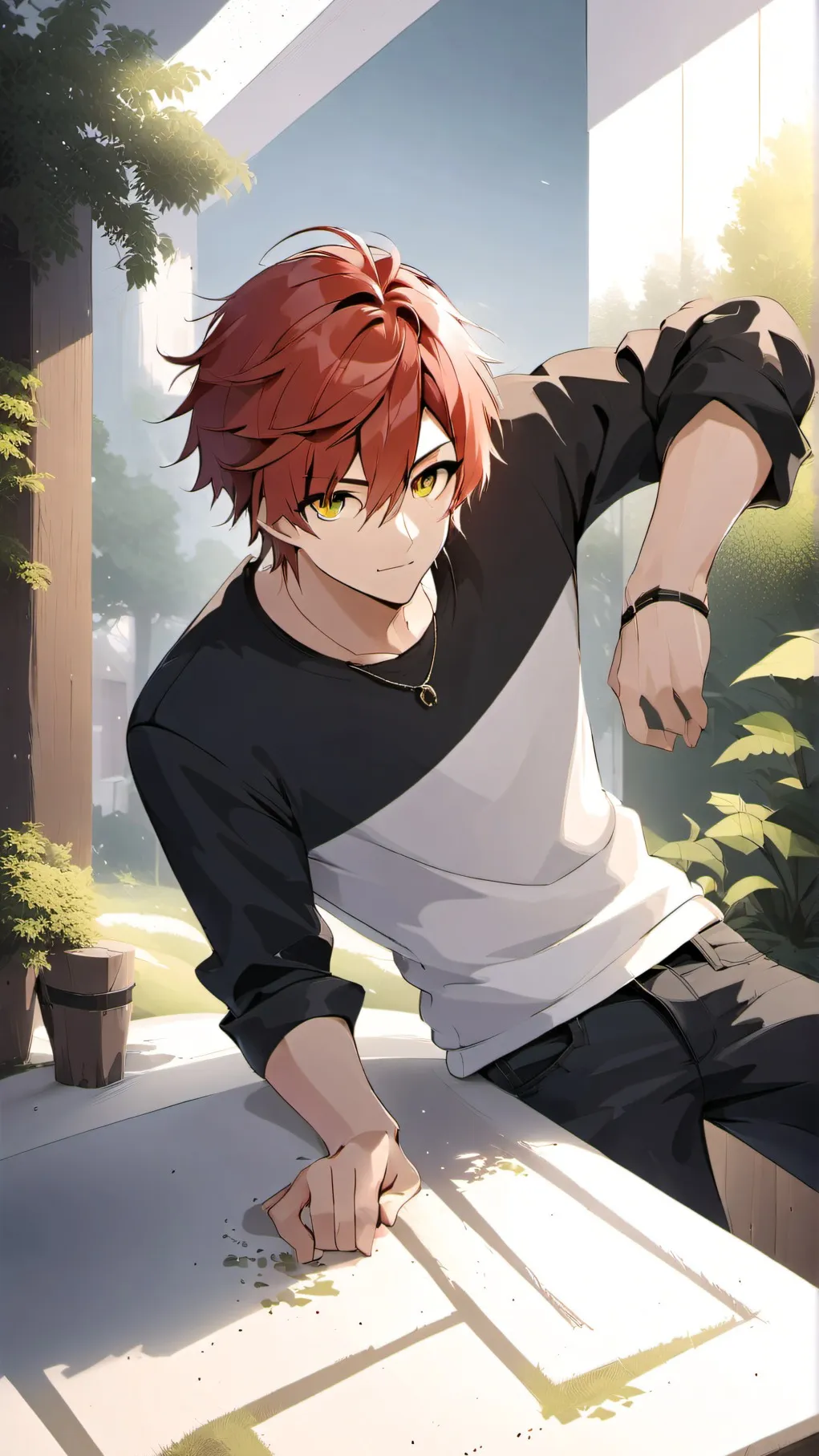 ai character: noah background