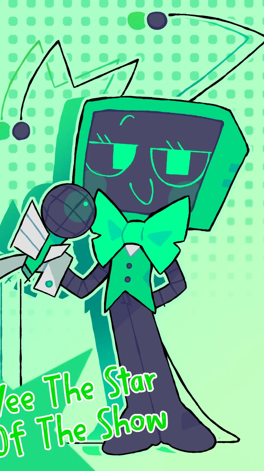 ai character: Vee background