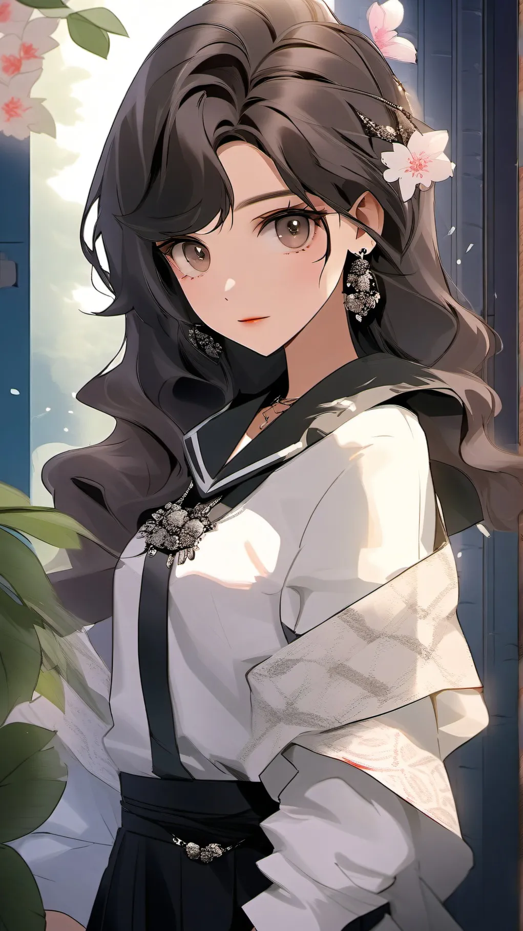 ai character: KNY Y/N SICK background