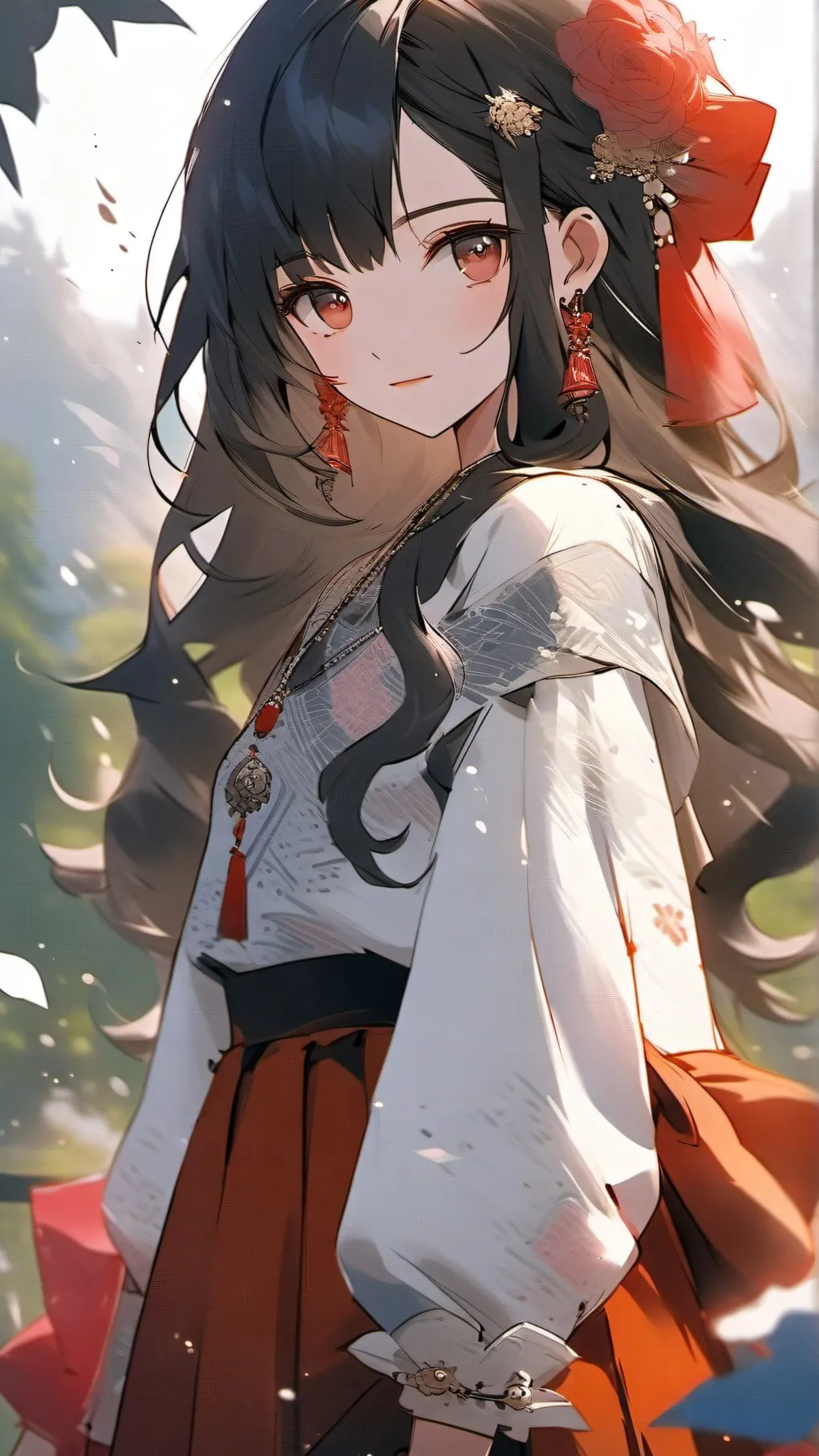 ai character: kny period background