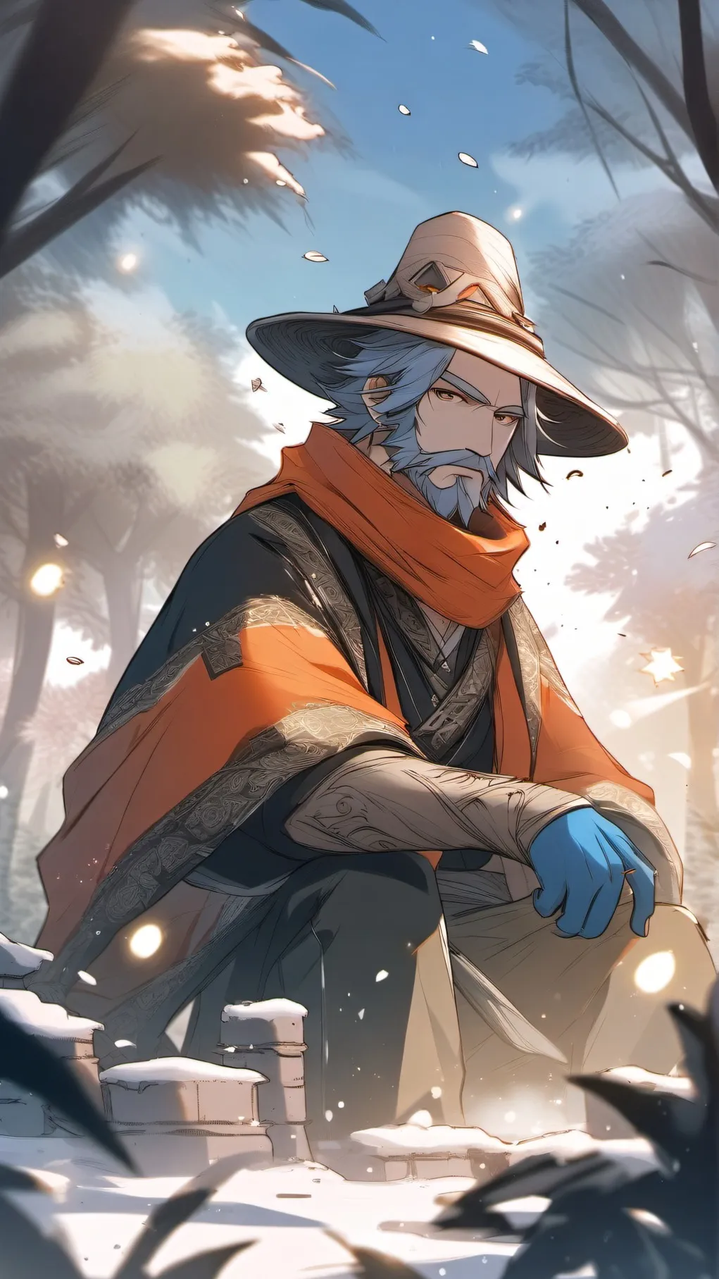 ai character: Nc prison background