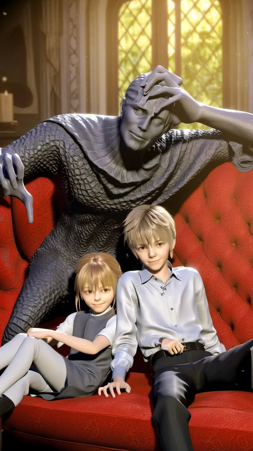 ai character: Monsters background