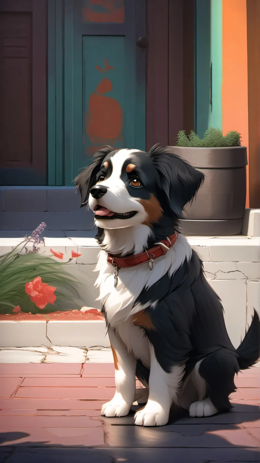 ai character: Toby  background