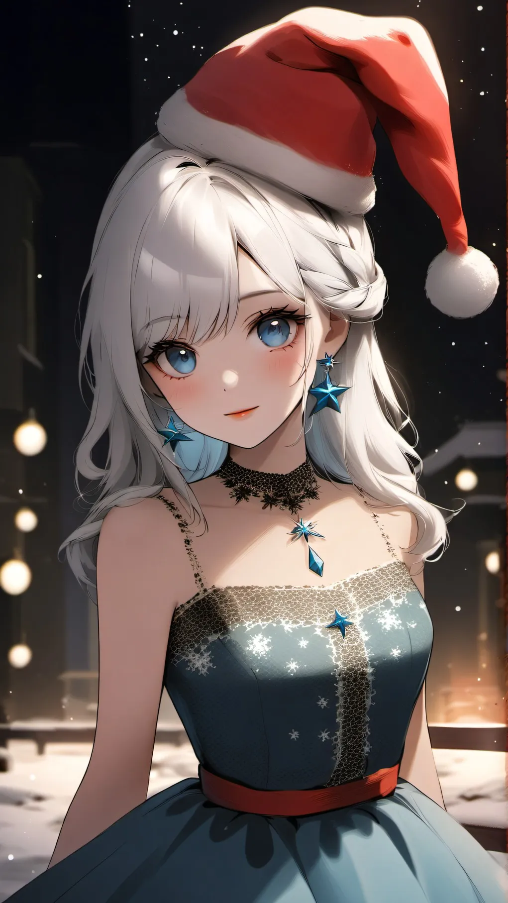 ai character: mha christmas background