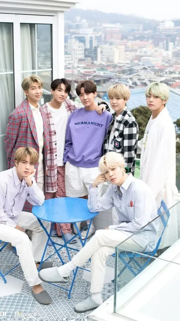 ai character: BTS 💜 background