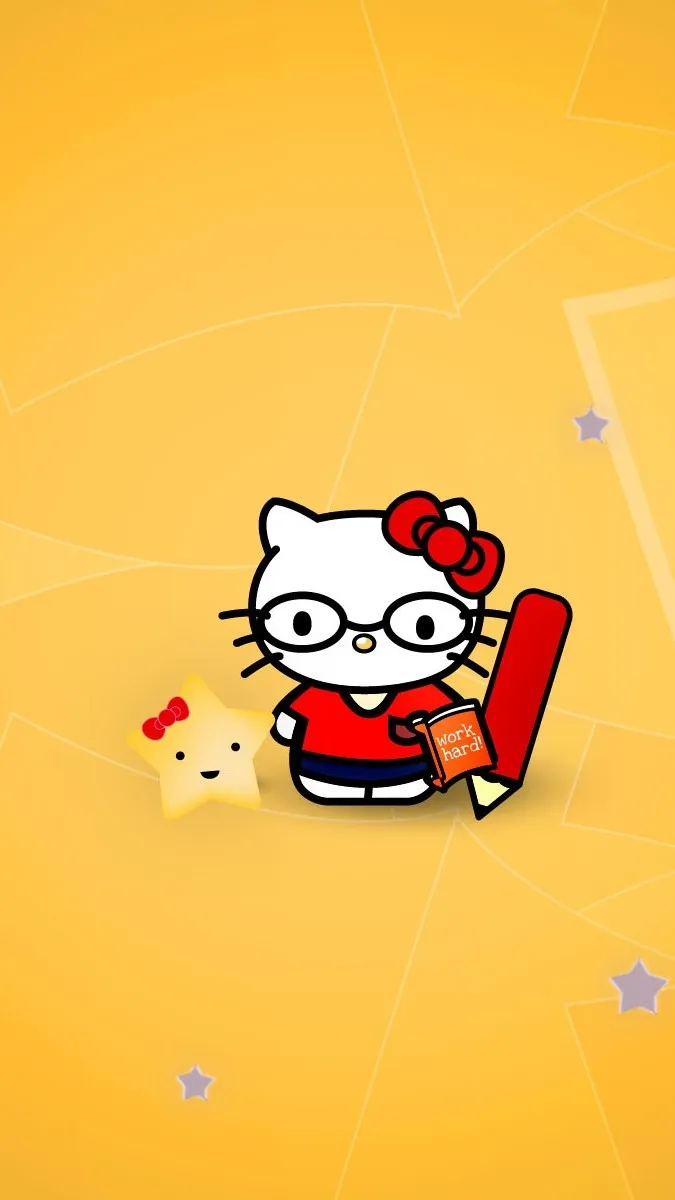 ai character: helo kitty background