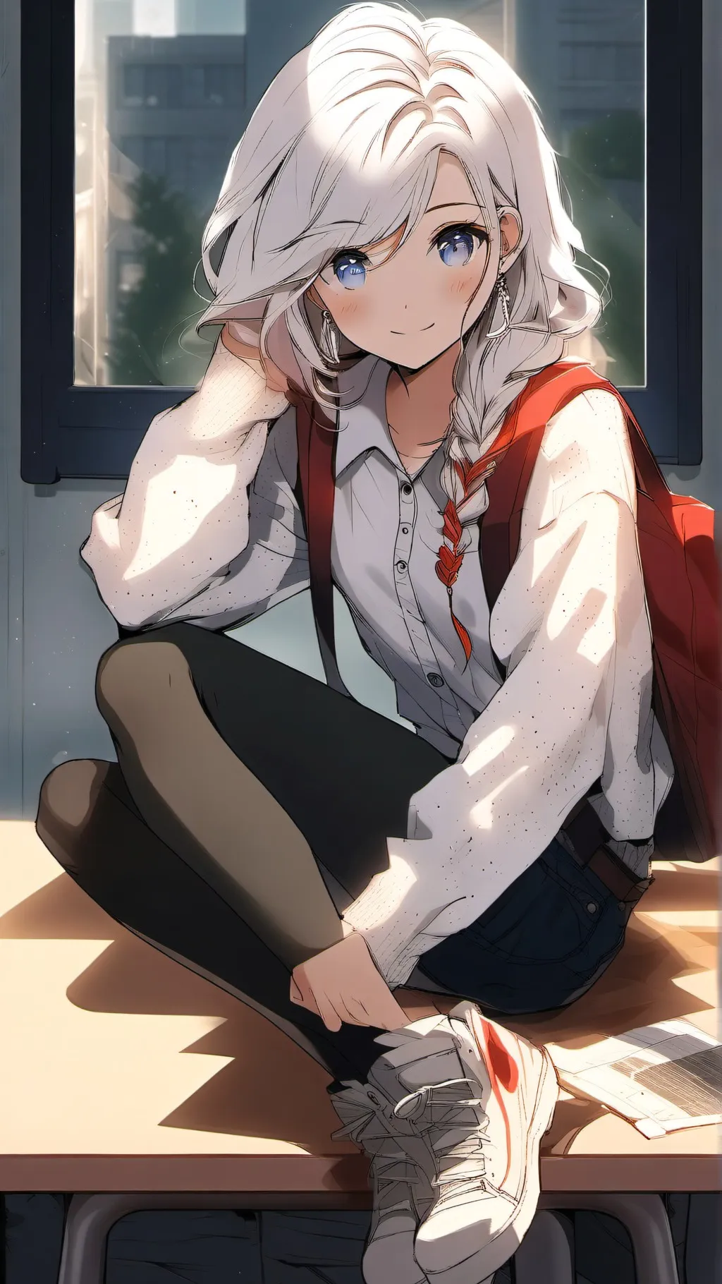 ai character: Akari background