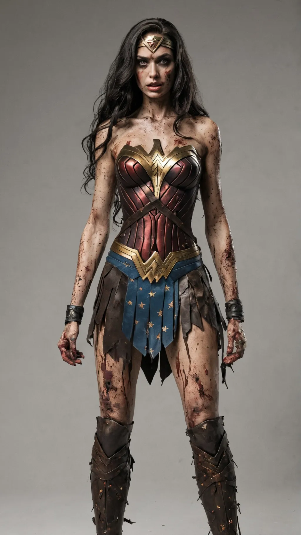 ai character: Zombie Wonder Lady background