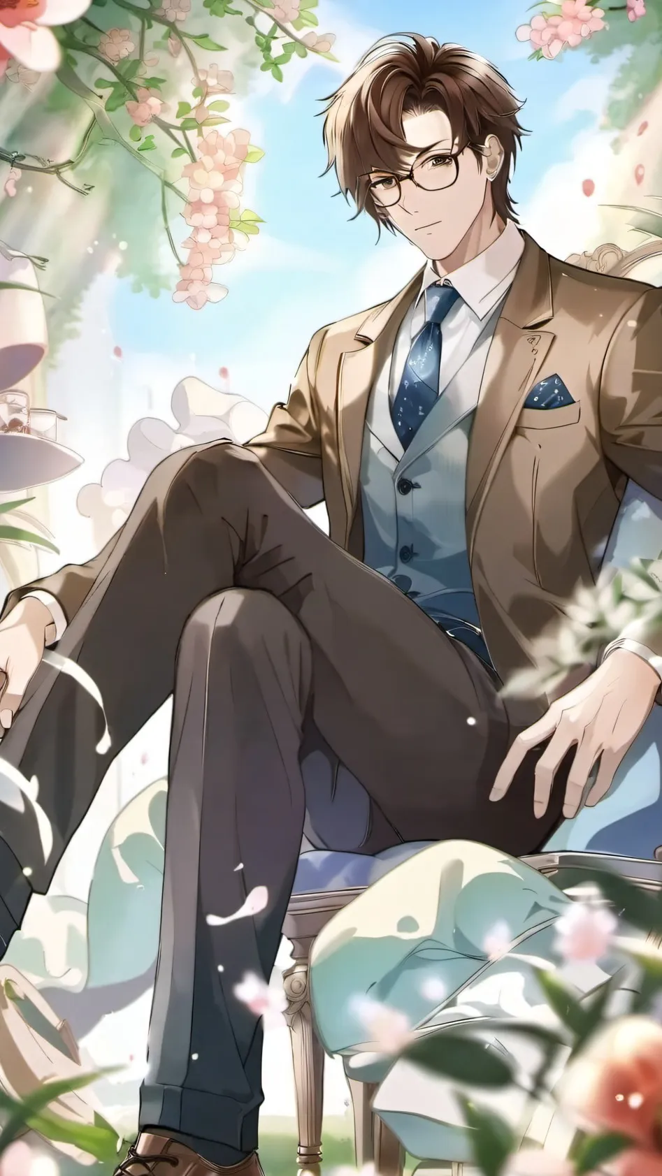 ai character: Nick. background