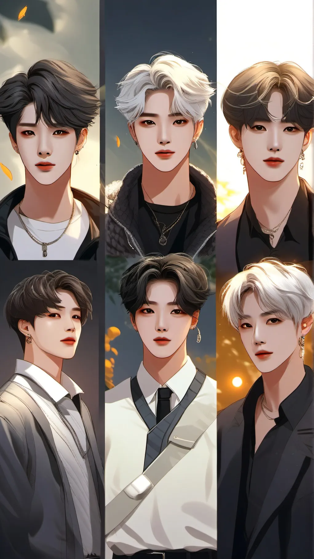 ai character: BTS background